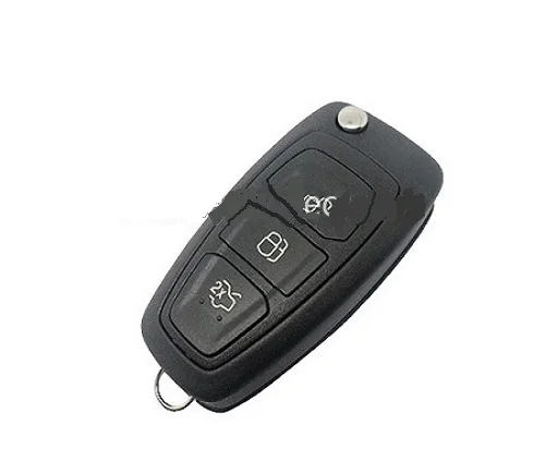 Автомобильный ключ для-d Mondeo Fiesta откидной пульт дистанционного управления с 3 кнопками