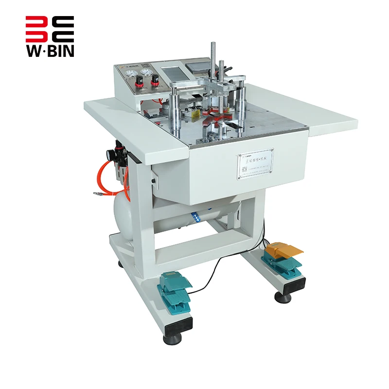 Wangbin, новый дизайн, ЧПУ, машина для гвоздей с двойным углом для фоторамки