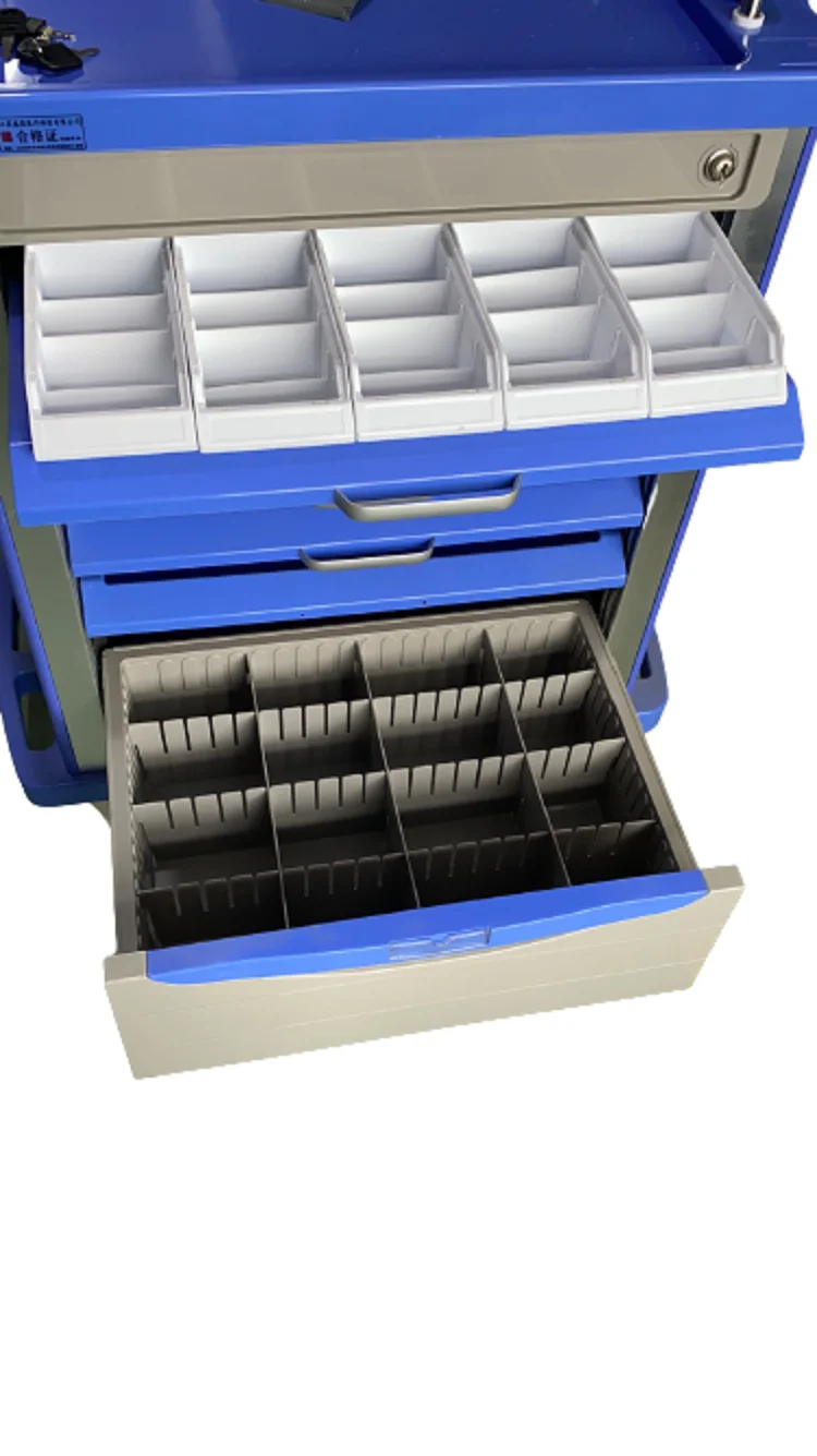 Многофункциональная мобильная медицинская тележка для скорой медицинской помощи