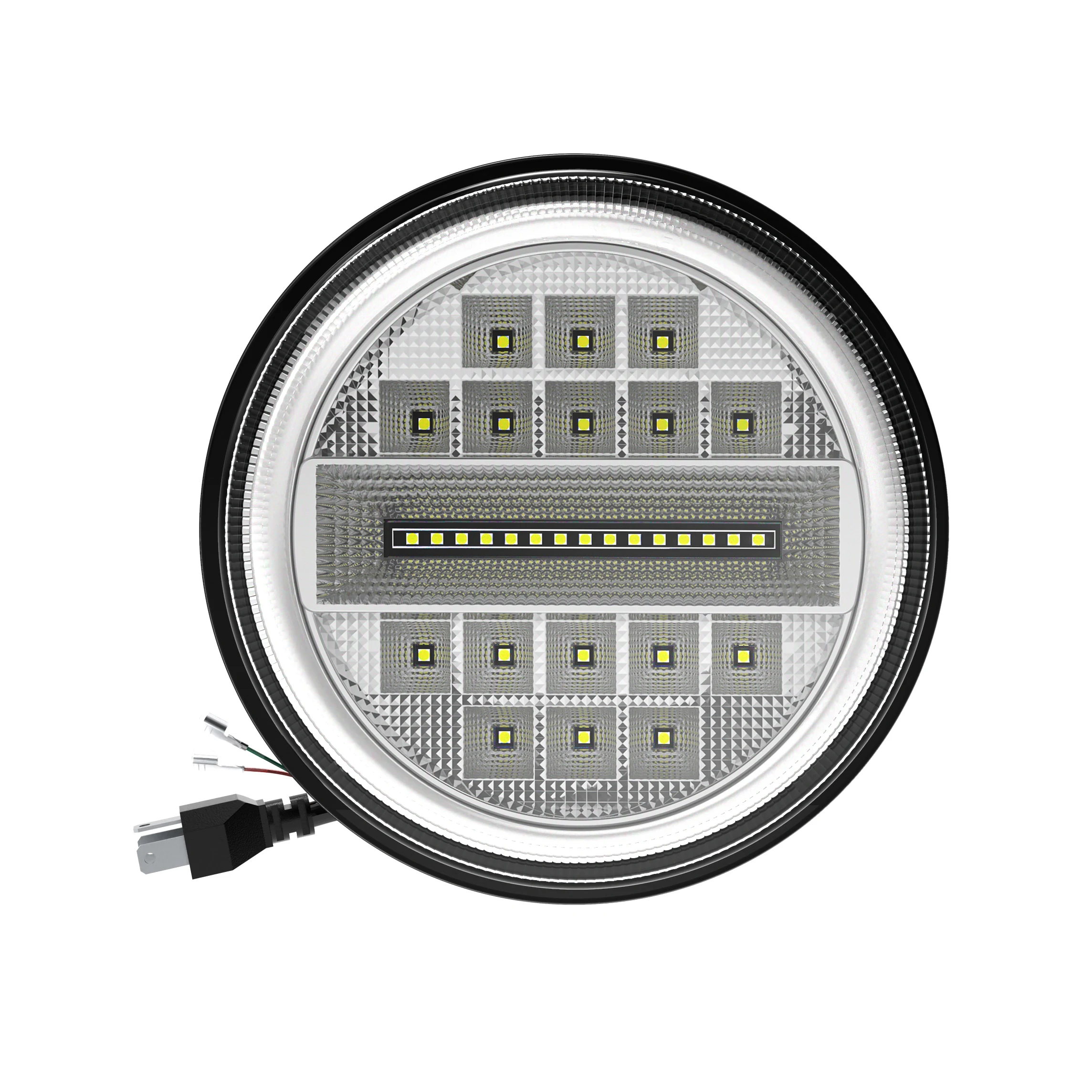 Manufacturer Bright Car Led Headlight Bulbs Modified Cars Led Light 7 Inch Round Led Headlamp