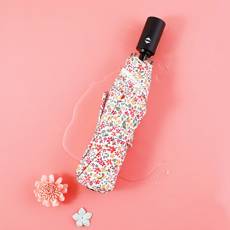 Двухцелевой зонтик для женщин от дождя и солнца для летнего мини-карманного зонта