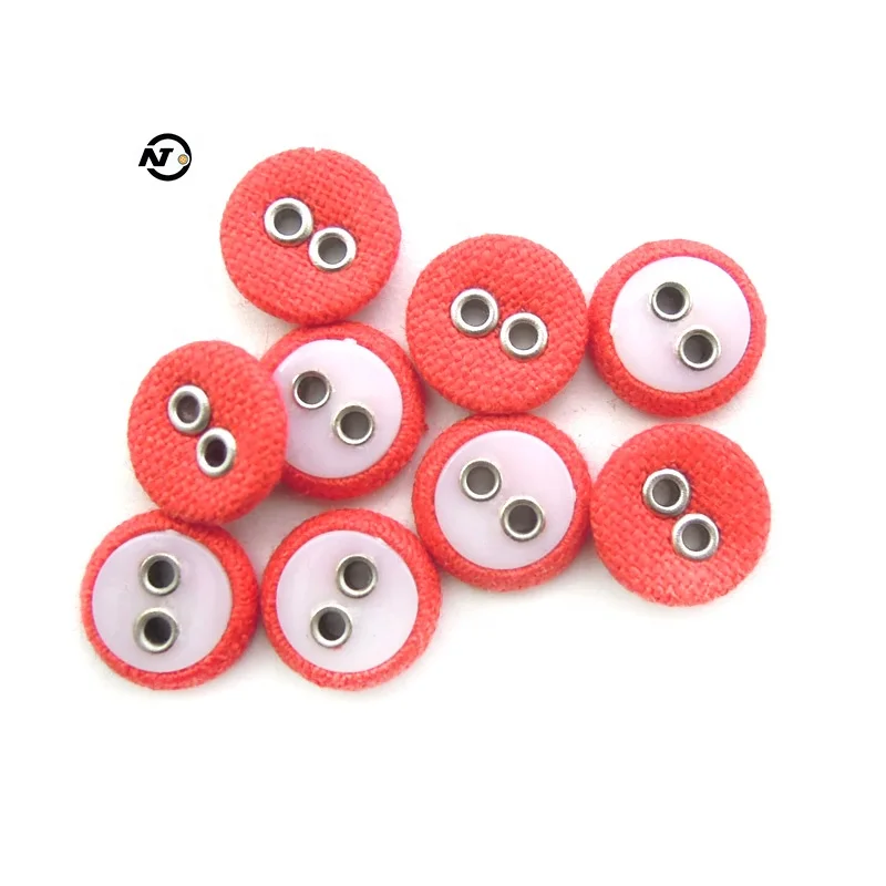25mm pignose two holes eyelet buttons fabric covered eyelet buttons