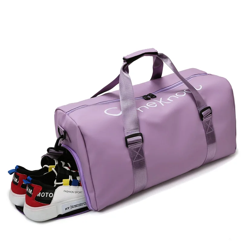 Fashionable Large Capacity Multifunctional Waterproof Afjustable Shoulder Sports Fitness duffel bag Travel Gym Bag