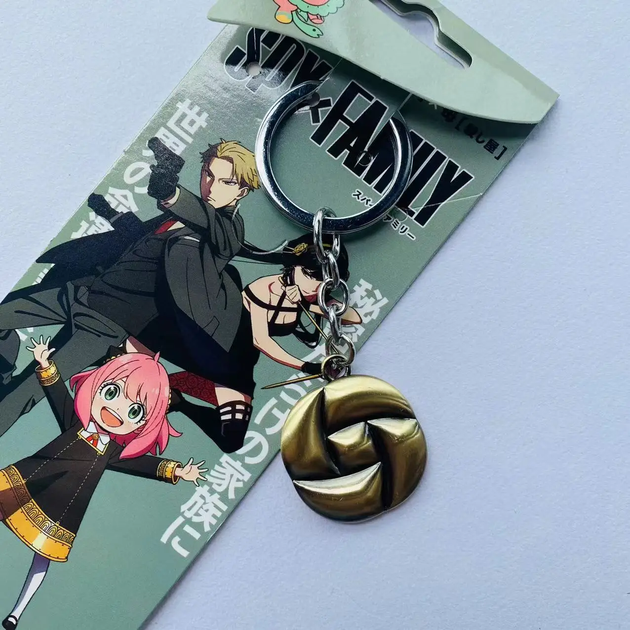 Fashion Creativity Double-sided Laminated Painted Anime Acrylic Pendant Spy x Family Character Keychain For Personalized Gift