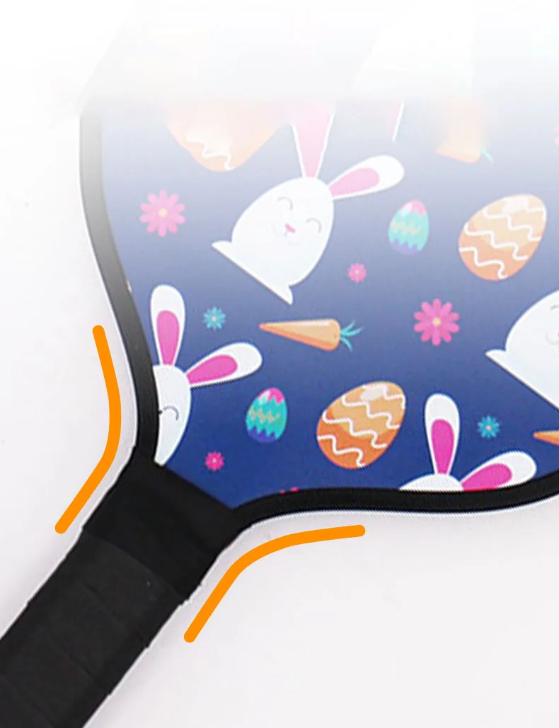 2023 New USAPA Approved Graphite Face Honeycomb Polymer Core OEM Lightweight carbon fiber pickleball paddle set