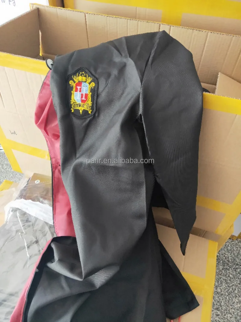 Halloween Party Cosplay Magic School Uniform Clothes Costume Wizard Black Blank Hooded Robe Cloak High School Graduation Robes