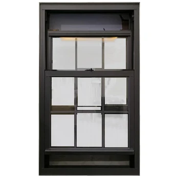 China Factory Aluminum Single&Double Hung Windows Popular European Style Insulated Double Hung Window