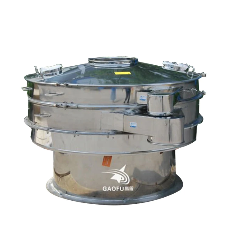 large capacity industrial vibrating sieve for black soldier fly larvae 1-5 t/h electric round vibro sifting machine
