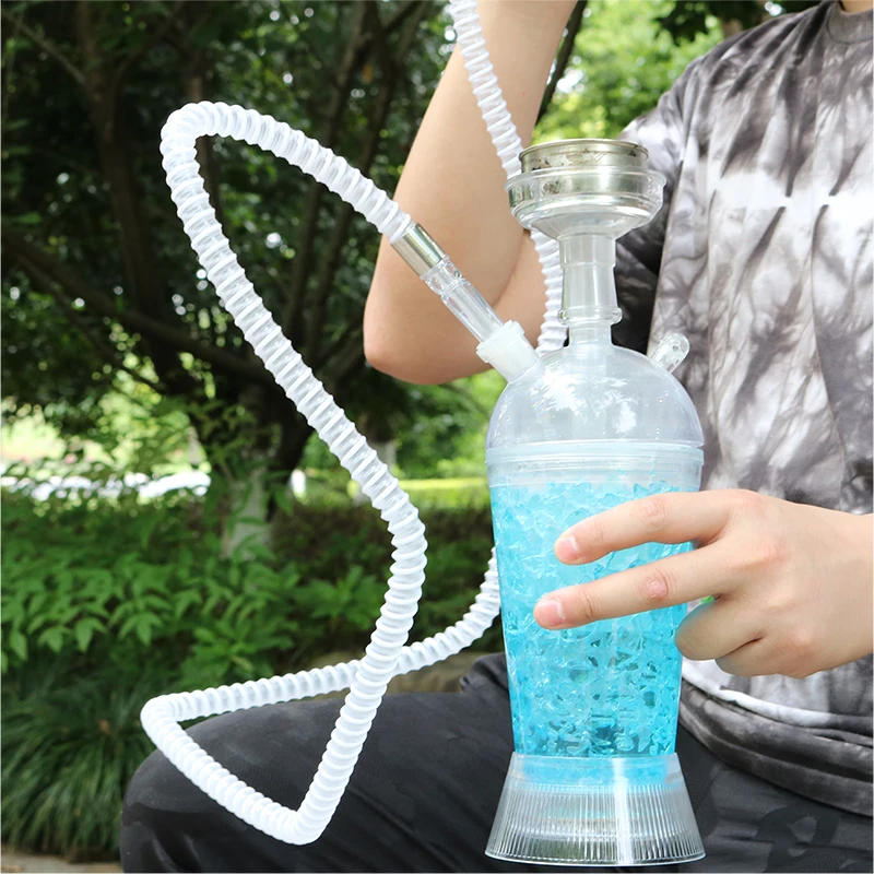 LED Wholesale car Portable plastic Shisha Hookah Cup