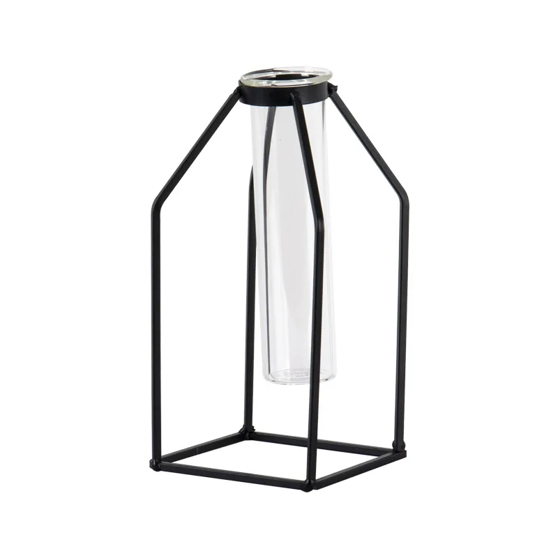 
Nordic Style Metal Iron Frame Vases For Home Decor 