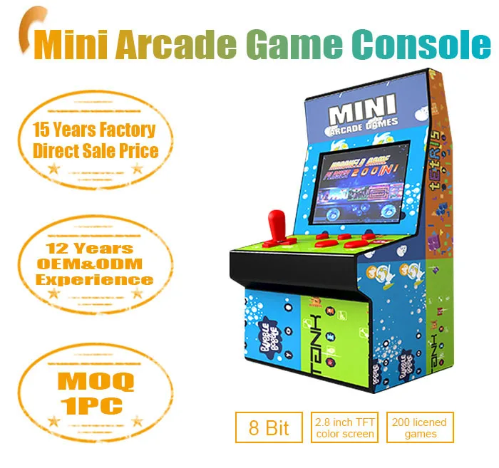 High Quality Bartop Arcade Machine Coin Operated Arcade Retro Console Game  Toys for Kids