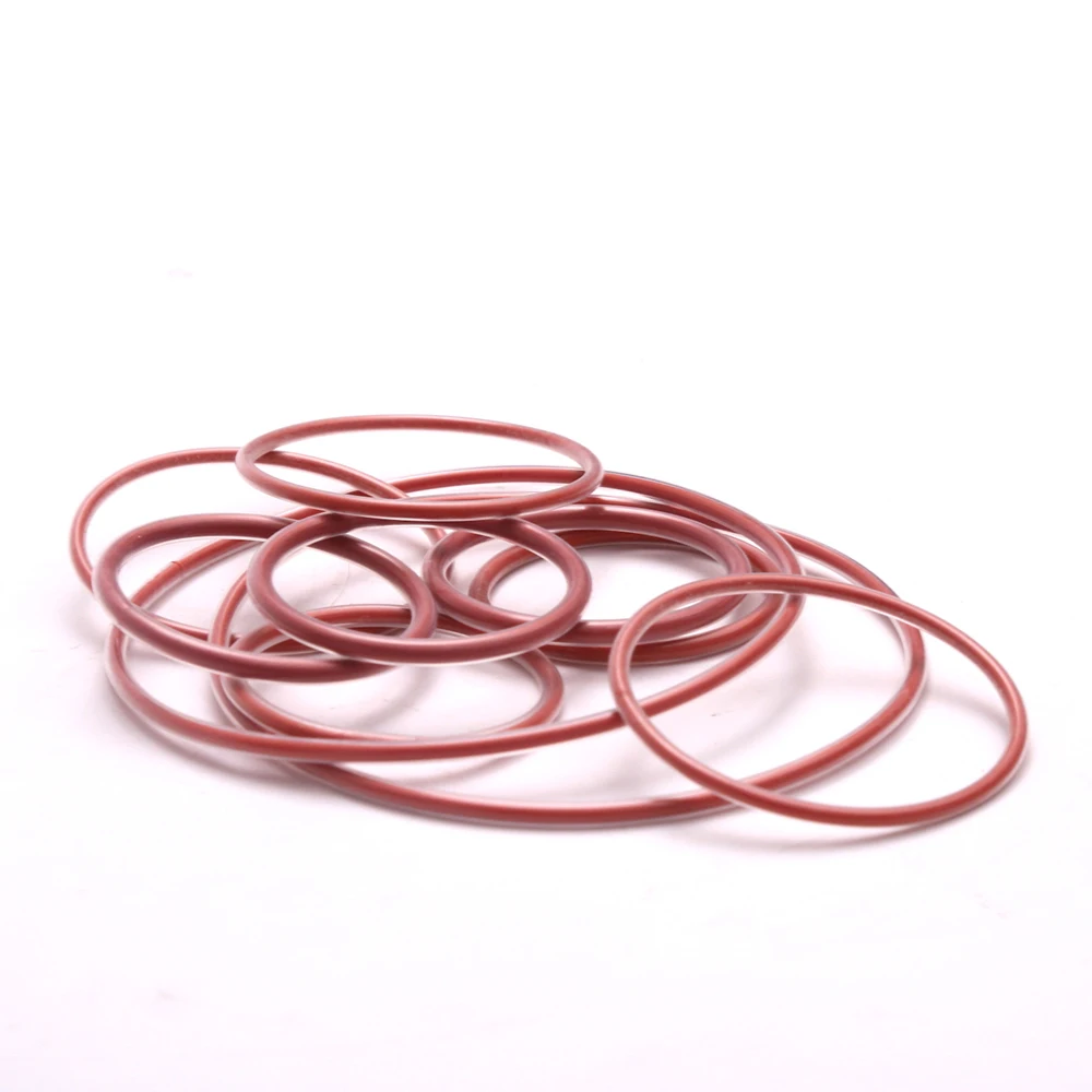 China Factory Hot Sale FEP Coated O Ring FPM FKM VMQ Silicone Rubber Seal Oring PFA PTFE Encapsulated O Ring