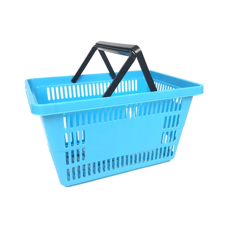 21L PP Materials Hand Basket Plastic Supermarket Fruit Store Shopping Basket
