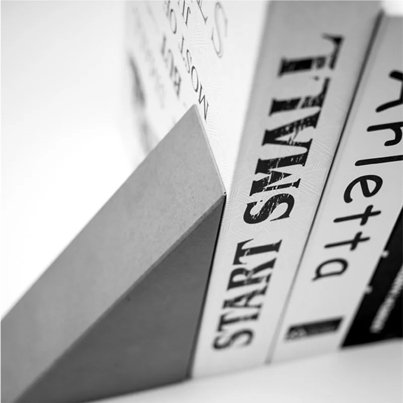 Welcome OEM/ODM customized size colour desk accessories real gray concrete cement bookend