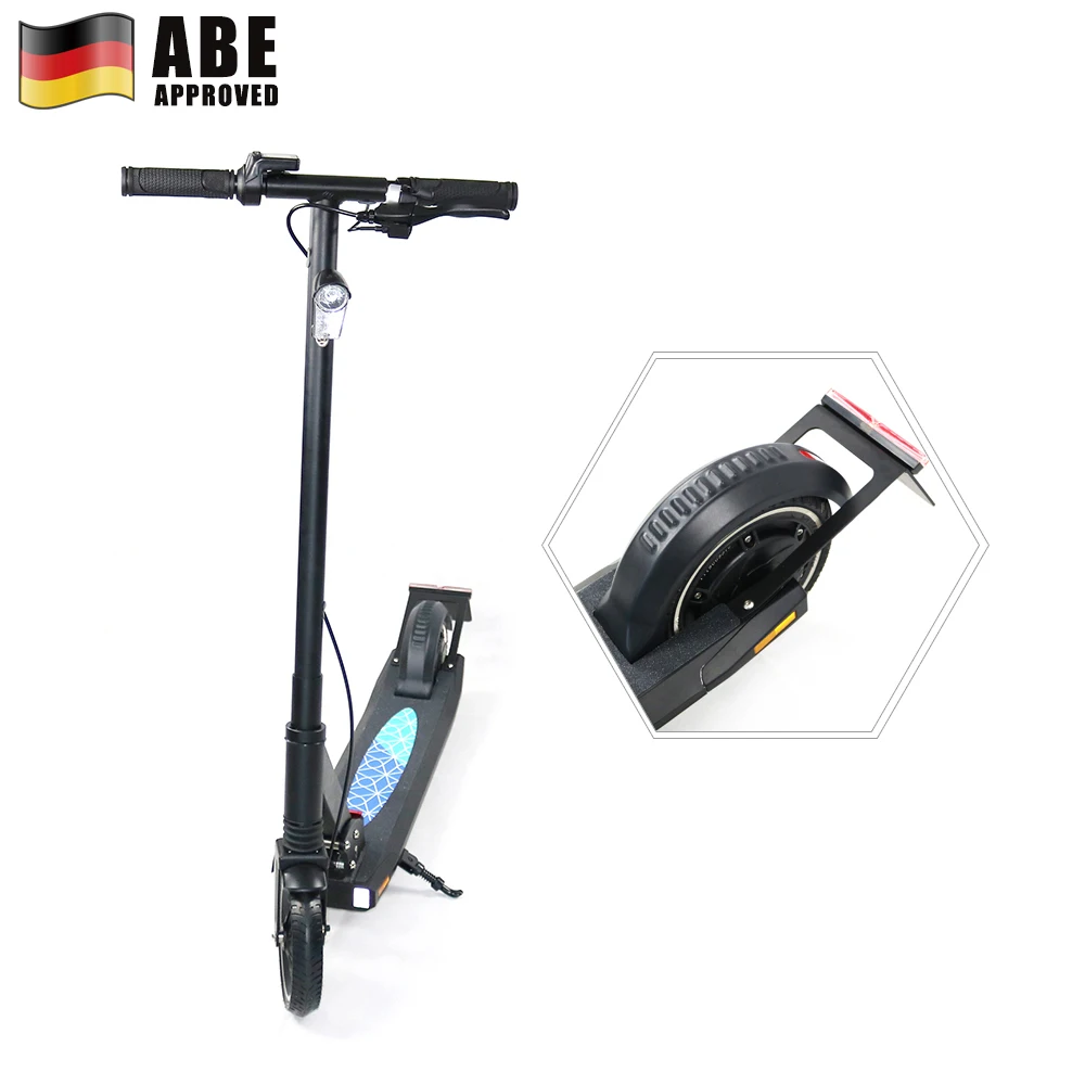8 дюймов колеса Германия ABE утвержден Спорт карман E велосипед электрический скутер