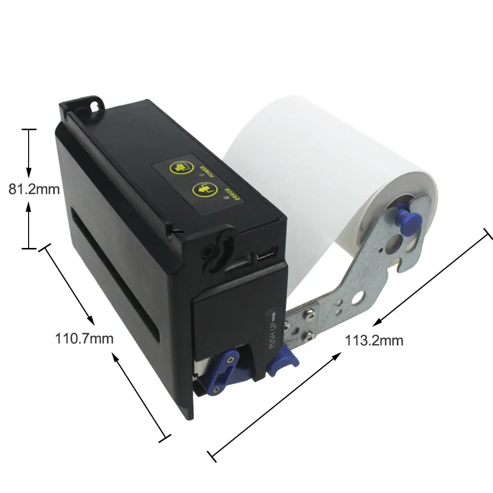 Cashino KP-347 80mm fast printing speed auto cutter  thermal queue ticket printer