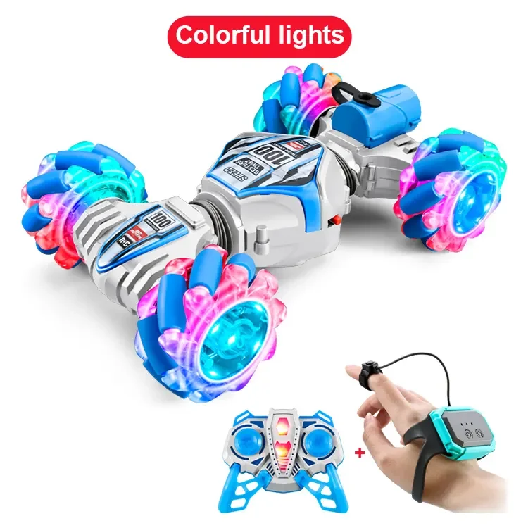 Off-Road Vehicle 360 Rotation Flip RC Racing Car with Light Music for Kids Vehicle RC Stunt Car Toys