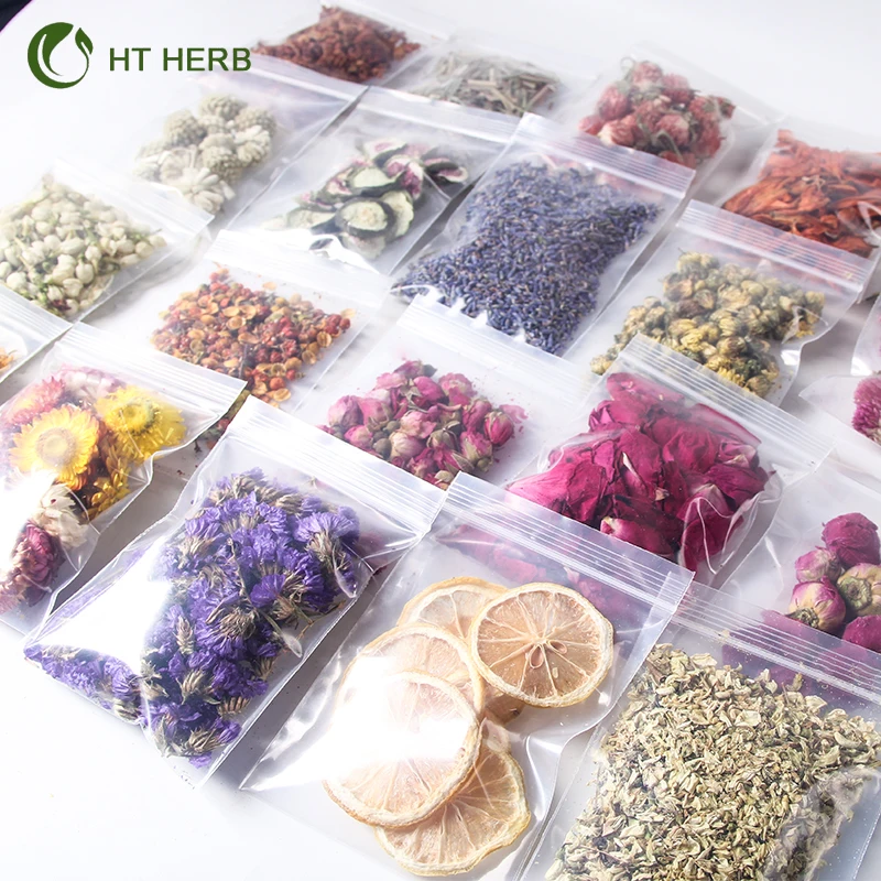 2021 New Design Private Logo Natural Herbal Mixed Dried Decorative Flowers for Bath Candle Resin Soap Material Gift Set Box