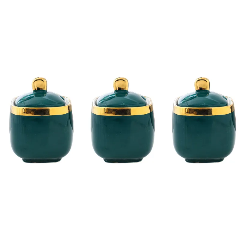 
european kitchen cruet supplies Spice Jars Glass Container Kitchen Cruet Seasonings Tools 