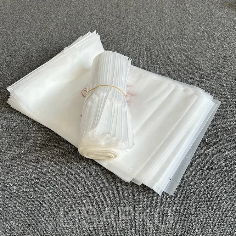 Custom printed logo malaysia frosted zipper thick plastic packaging bags for clothing