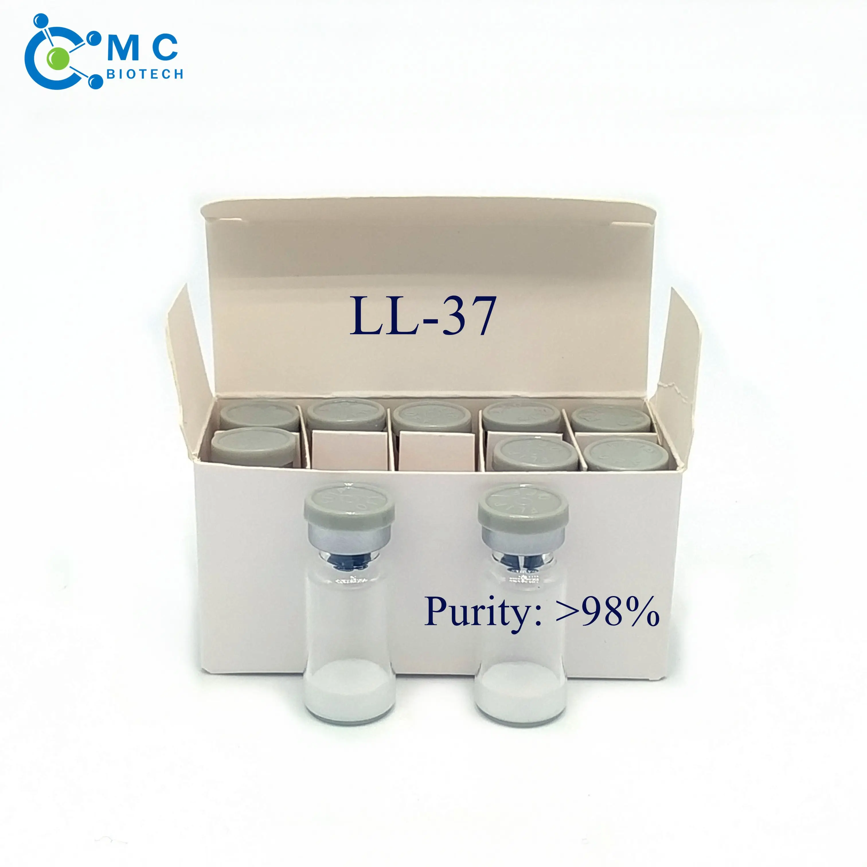 
CAS 154947-66-7 2mg per vial peptide powder LL-37 ll 37 