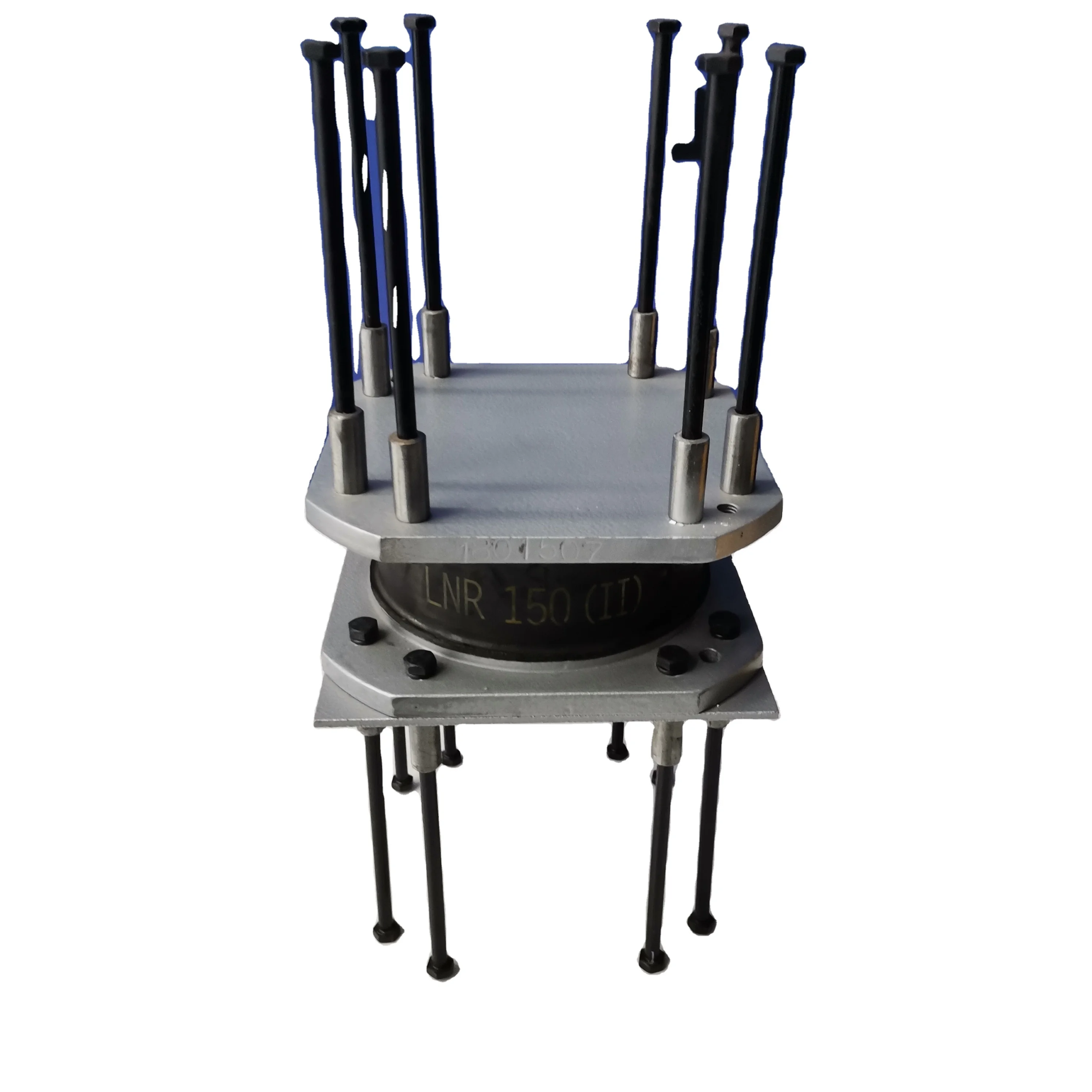 High damping of single and double direction ball basin rubber bearing fixed in bridge concourse building