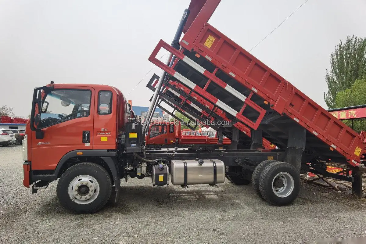 НОВЫЙ Самосвал Sinotruk Howo 4x2 6 колес 8 тонн 10 15 маленький самосвал