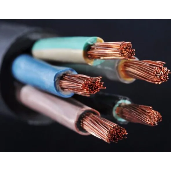 Copper Conductor underground copper power cable electric wire 2 3 4 5 Core 0.75 1 1.5 2.5 4 6mm Electrical Cable