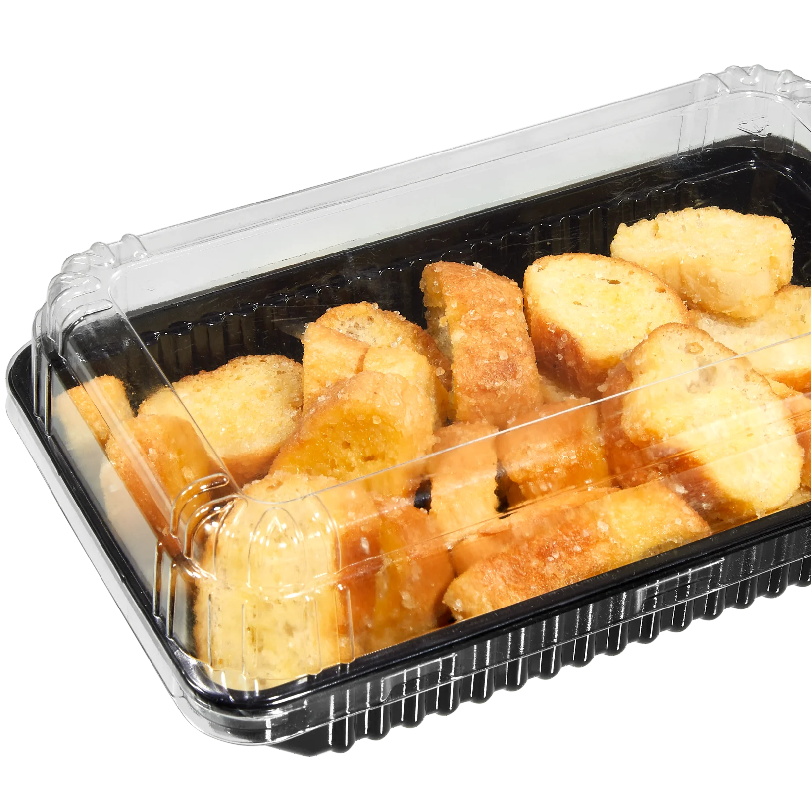 square shape disposable plastic cake packaging clear lid bread PET box PET cookie food container blister Food Grade Clear PET