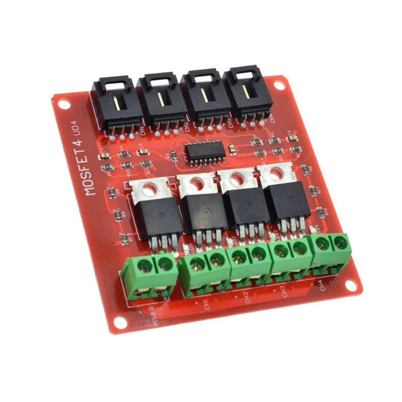  4 канальный способ маршрут MOSFET Кнопка IRF540 V4.0 + модуль автоматического включения света DC мотор привода диммер релейных