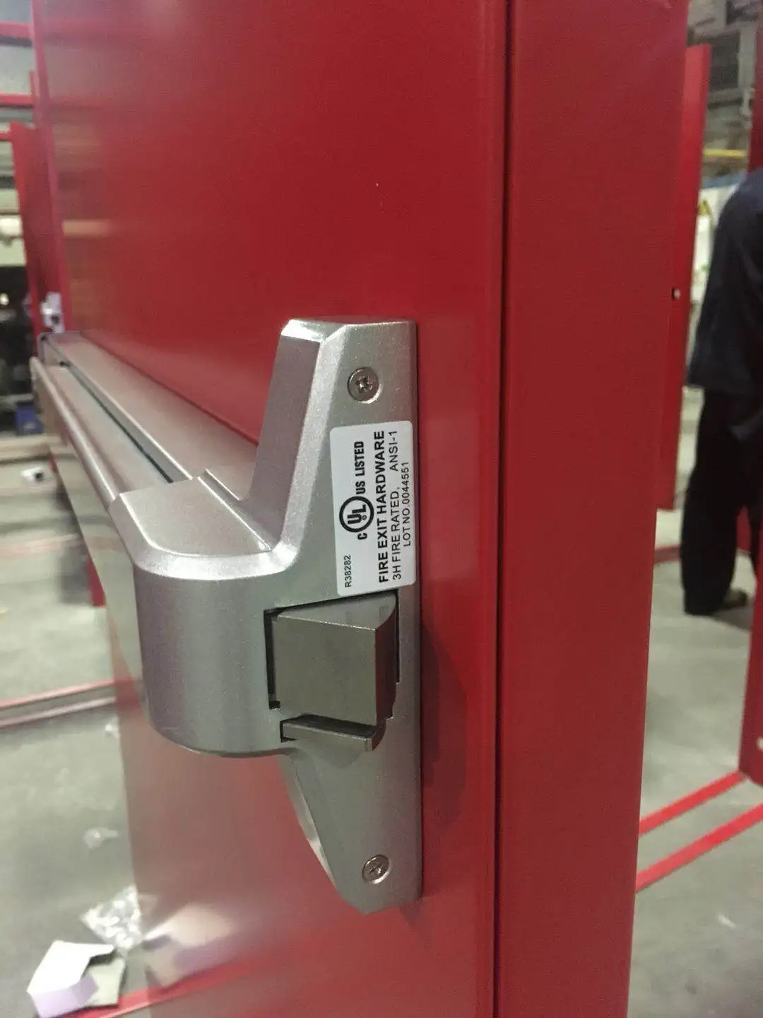 UL listed 3 hours fire rated galvanized powder coating hollow metal doors with honeycomb paper