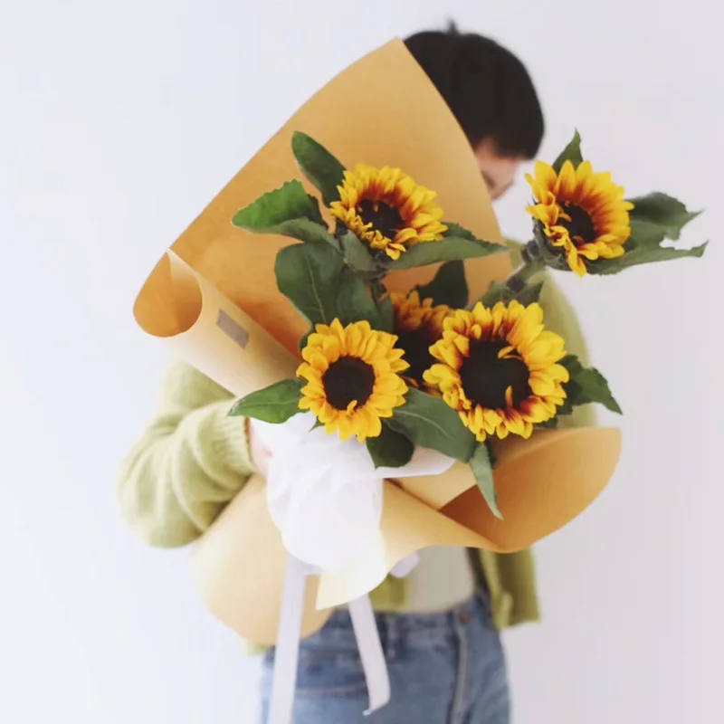 Fall In Color Brown Craft Paper Roll 70gsm 50cm x 20m Flower & Gift Wrapping Paper Roll Kraft Paper