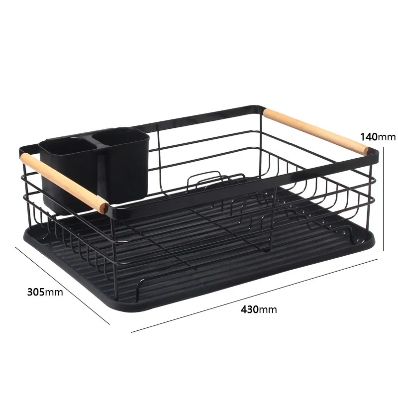 Kitchen Accessories Single Layer Extended Exspandable Over Sink Dish Rack Drainer