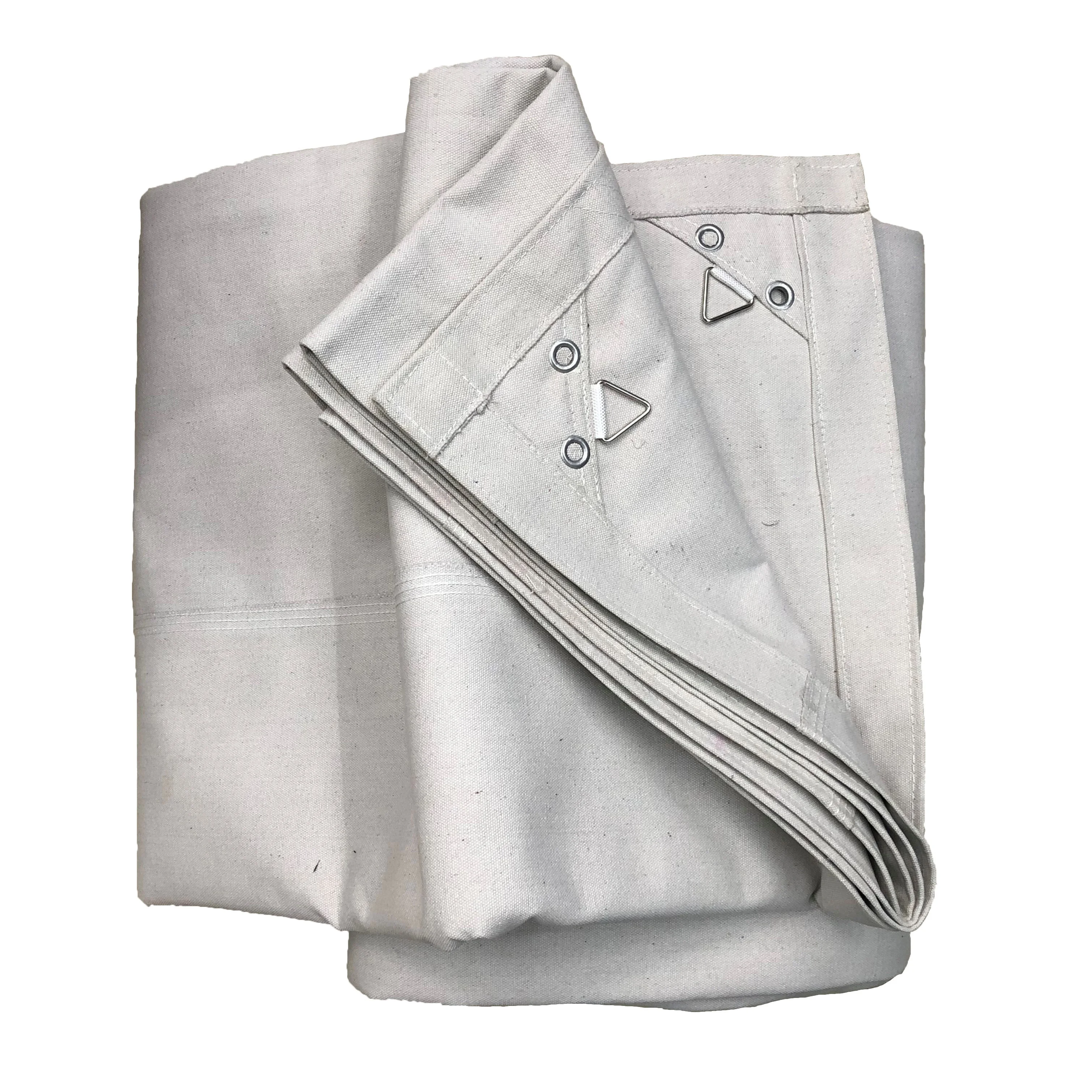 100% Cotton Canvas Tarpaulin White Color Waterproof For Tent Hot Selling in Africa