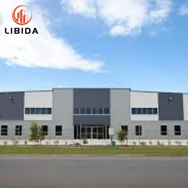 Chicken coop prefabricated steel structure warehouse building workshop with storage