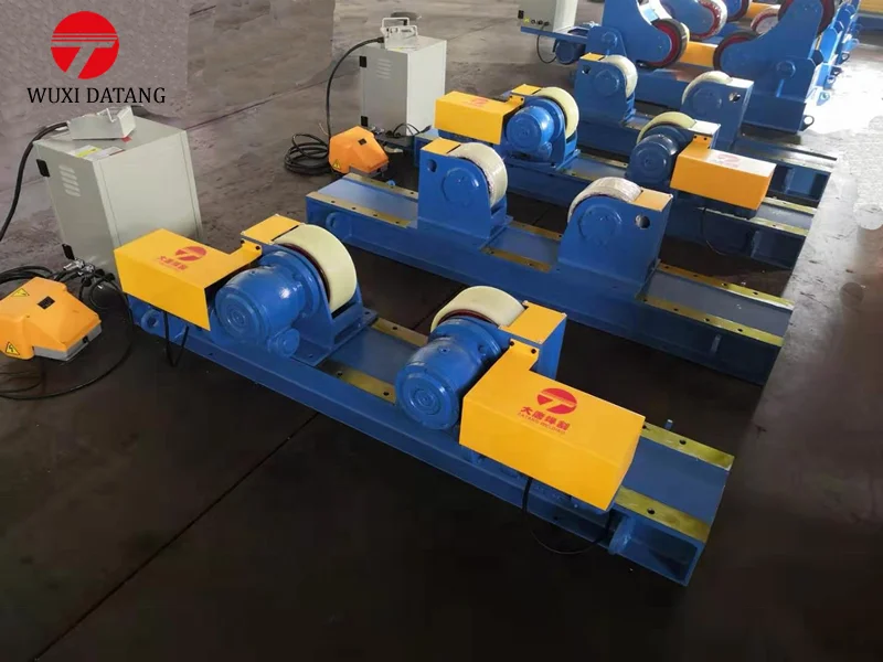DATANG welding pipe rotator   rubber roller  welding rotator