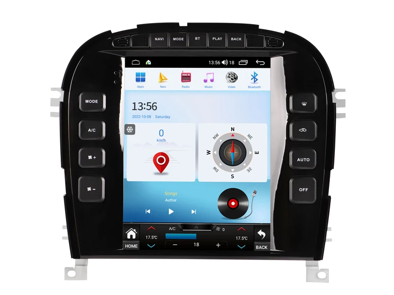 WITSON Android Tesla vertical screen car multimedia player auto GPS Carplay for Jaguar C-TYPE S-TYPE S TYPE 2004-2009 Car Player