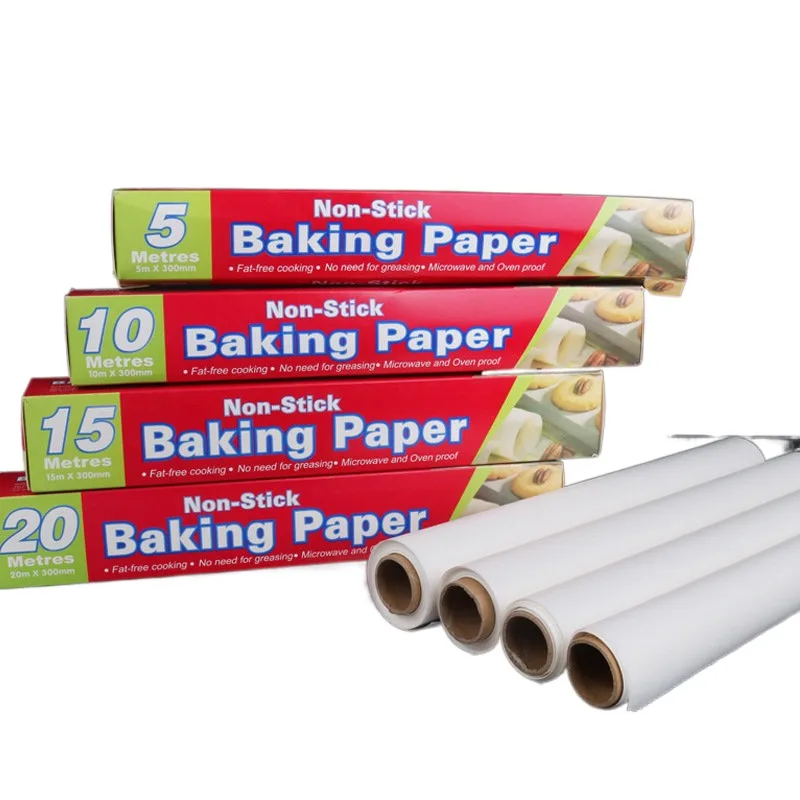 5000 мм пергаментная бумага, листы для выпечки с антипригарным покрытием для выпечки, гриль, Воздушная фритюрница, приготовление на пару, печенье, одноразовые коврики