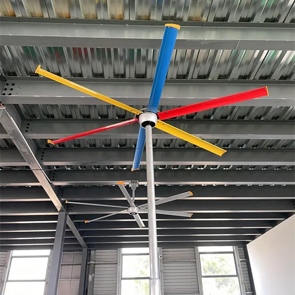 Waterproof outdoor fan 3.6m airpole stand fan outdoor bldc ceiling fan with light