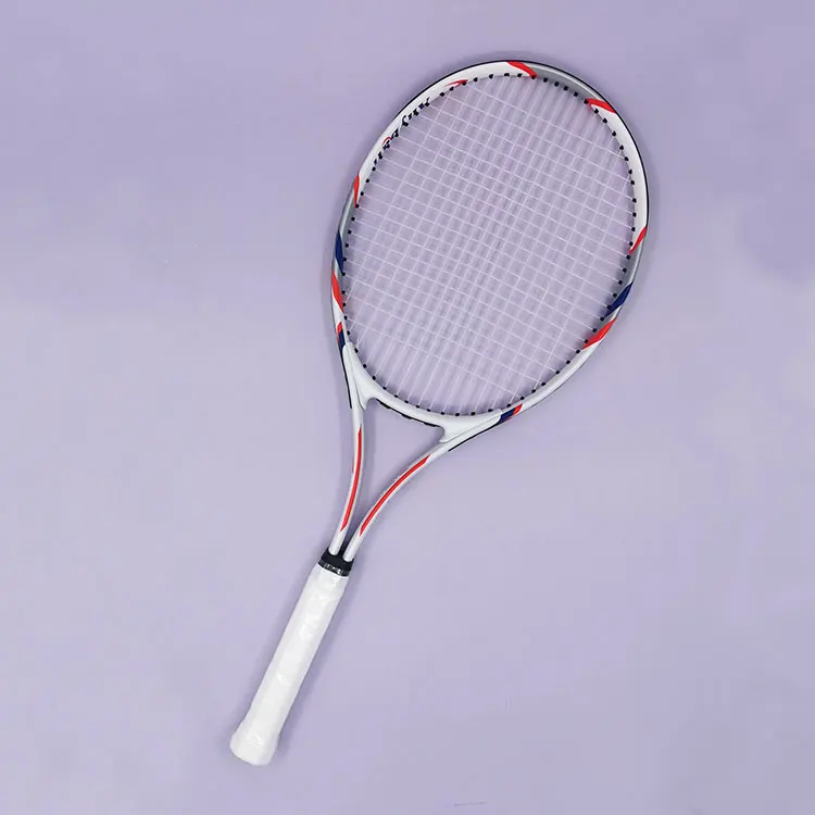  Wholesale 27inch Aluminium Alloy Material Tennis Racket Light Amateur Outdoor Play Racquet tenis raket with
