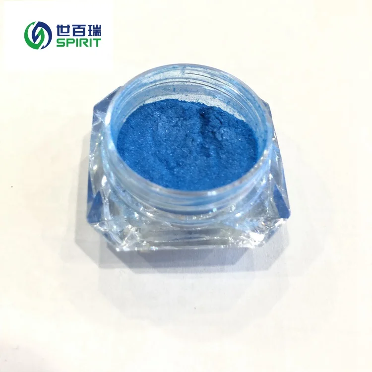 Pearlescent mica powder pigment for industrial coatings or epoxy resin paint