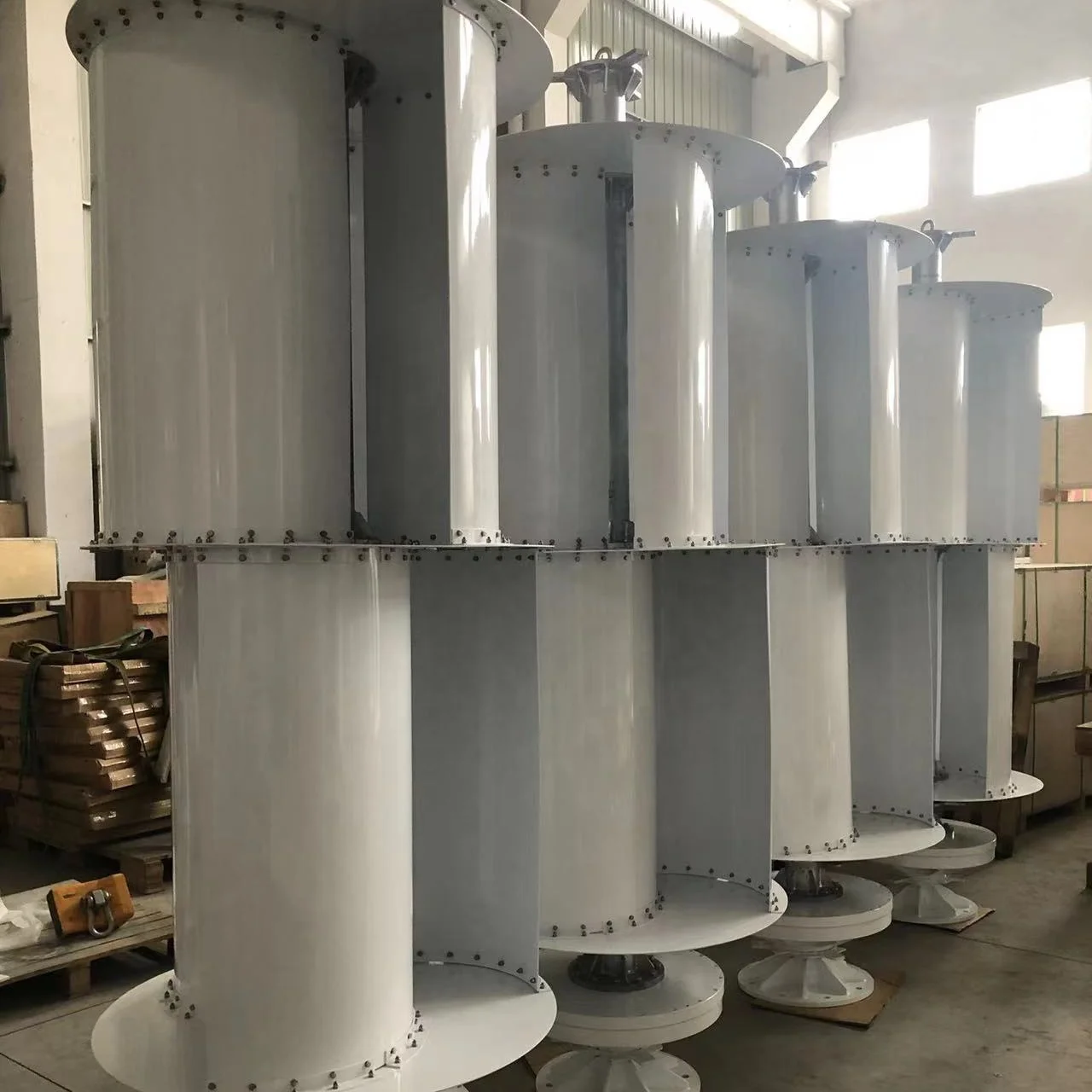 Vertical Coreless Maglev Generator 15KW 20KW 30KW 380V H Type Vertical Wind Turbine