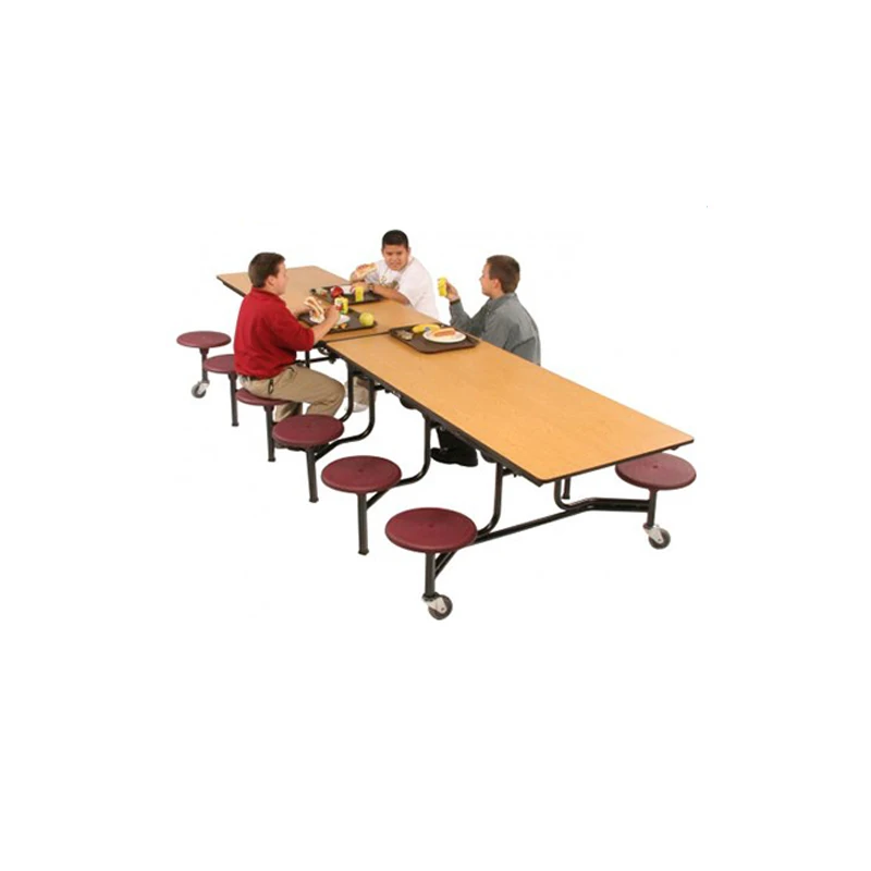 45years factory All kinds Of Wooden Folding Banquet dining Table for school dining furniture