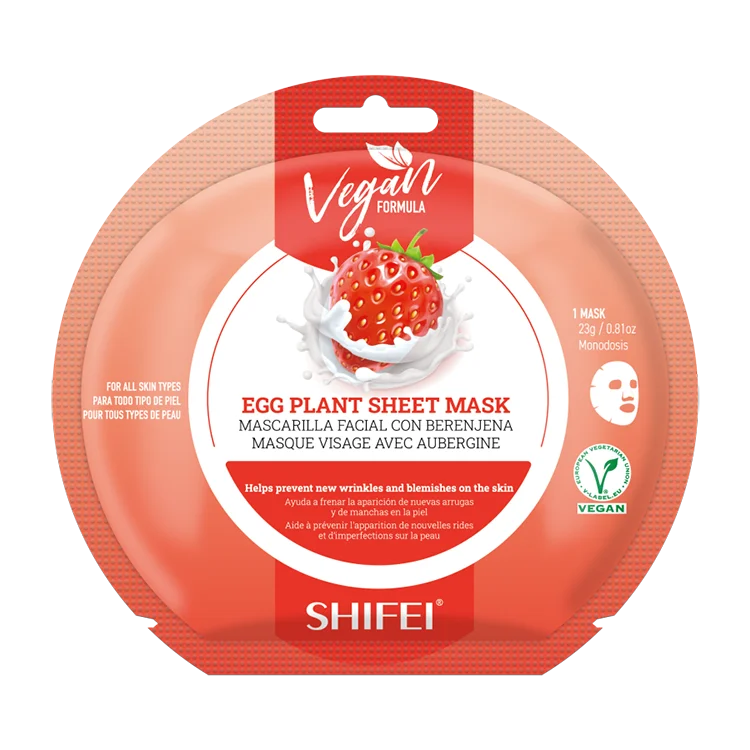 SHIFEI FACTORY Custom Private Label Facial Sheet Mask Vegan & Natural Fruit Watermeleon Sheet Mask Hydrating & Anti aging