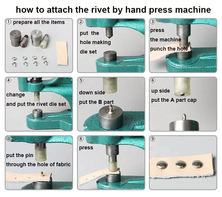 custom double cap metal denim rivet bag rivet for clothes