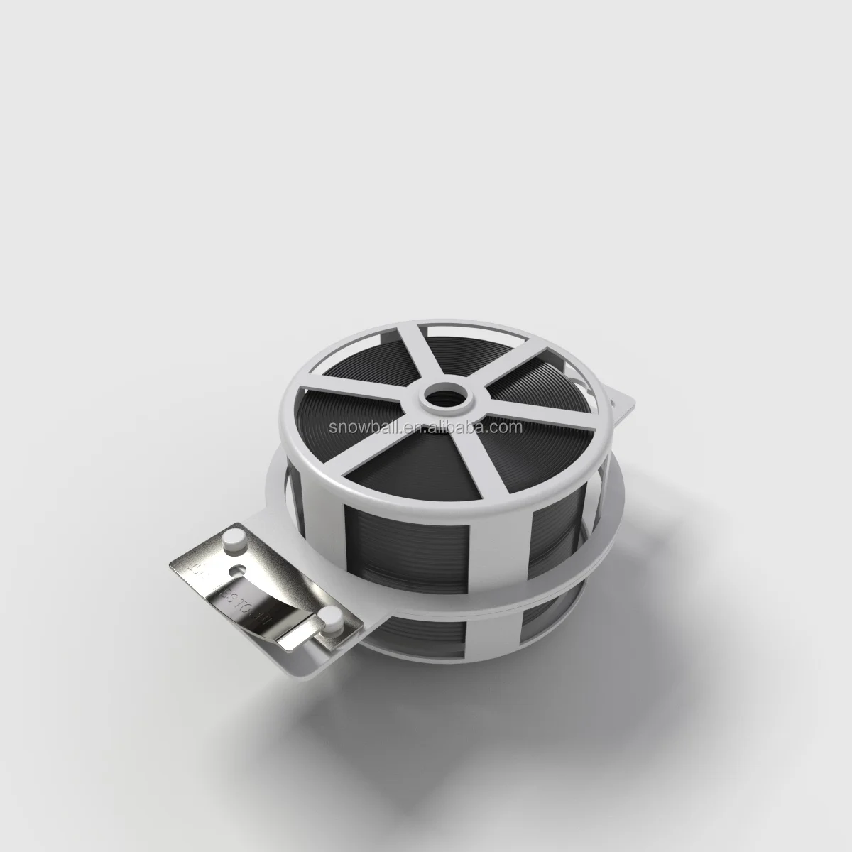 
100 м пластиковая ПЭ/ПВХ крутящаяся шпуля с резаком, садовый инструмент, крутящаяся шпуля 