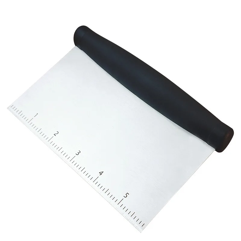 Hot sale Stainless Steel Metal Griddle Chopper Dough Scraper for Bread and Pizza Dough cutter
