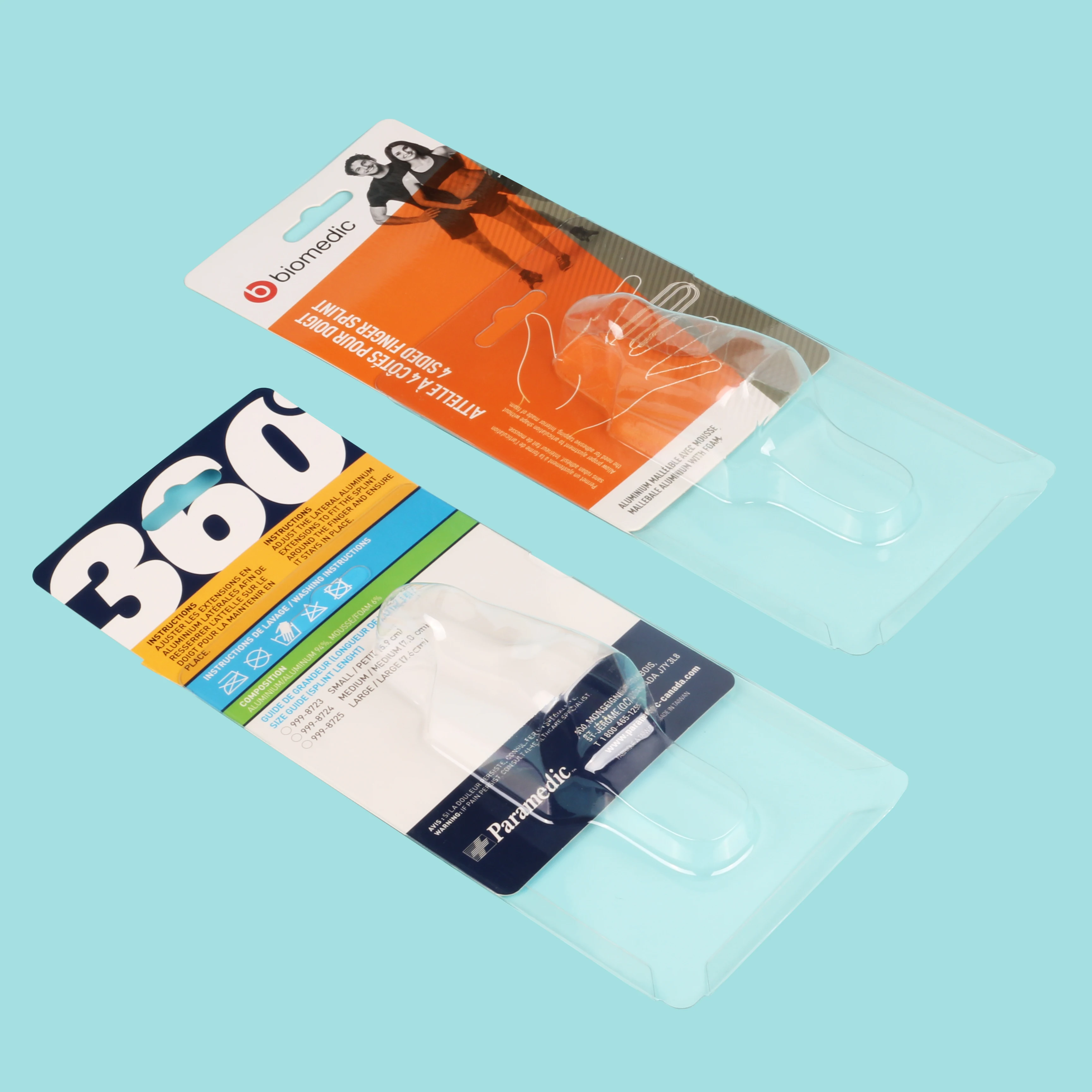 Wholesale Clear PET Plastic Cardboard Blister Packaging Custom Paper Card Slide Blister Packaging Box