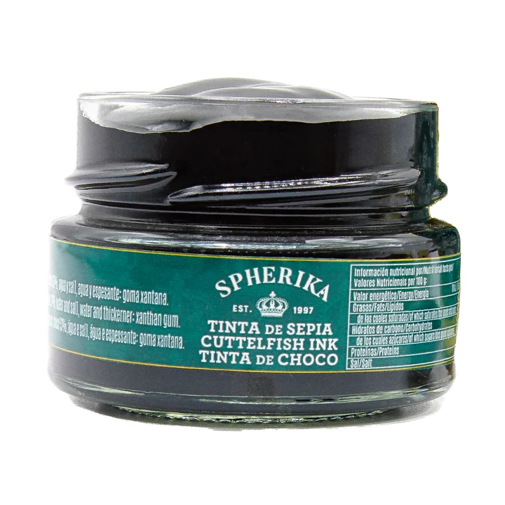 Spanish Octopus Spherika 50G Cuttlefish Ink Black Cephalopod Squid Briny Taste Cuttlefish Ink For Pasta And Rice