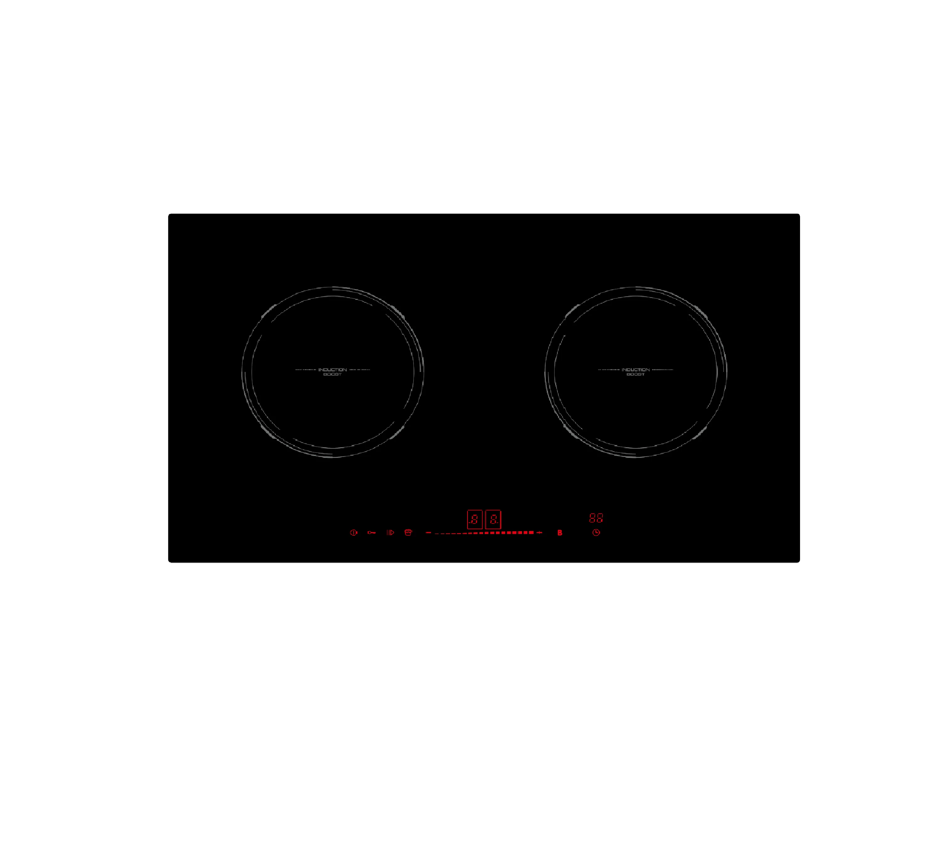 invisible touch control induction cooker hob